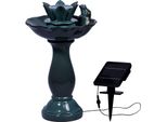 dobar Gartenbrunnen „Helena“ mit Solar-Panel Wasserspiel Brunnen