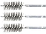Bgs Spazzola In Acciaio 19 Mm Esagono Esterno 6,3 Mm (1/4") 3 Pezzi - 3078-19-S"