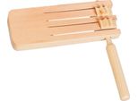 Goki 61891 Cricchetto Doppio, 15,5 X 3 X 16 Cm, Naturale