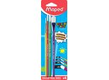 Maped 867810 Set Di Spazzole In Pelo Sintetico Maped Color'peps, 4 Pezzi