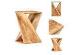 Vidaxl Tavolino 35X35X55 Cm In Legno Massello Di Mango - Tavolini