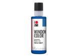 Marabu 0406 04 055 Window Color Fun&Fancy, Ultramarinblau 055, 80 Ml