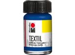 Marabu 1716 05 052 Blu Medio Tessile 50 Ml