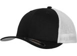 Flexfit 6511T | Mesh Trucker 2-Tone Cap / Berretto / Cappello - Colore: Nero/Bianco - Taglia: L/Xl