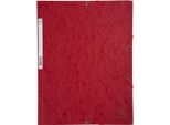 Exacompta Cartella Con Elastico 3 Lembi Cartone Manila 400G Din A4 Cherry