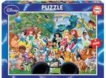 Educa Puzzle 9216297 - Il Meraviglioso Mondo Di Disney - Puzzle Da 1000 Pezzi