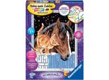 Ravensburger Creart 28556 - Puledro Con Gattino - Pittura Con I Numeri Per Bambini Dai 7 Anni In Su 28556