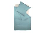 Biancheria Da Letto In Raso Fleuresse Colori 200X220 Cm + 2 Pezzi 80X80 Cm Aqua