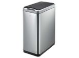 Eko - Cestino Phantom Sensor 45 Litri - Acciaio Inox Plastica - Acciaio Inox Opaco, Nero