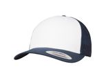 Flexfit 6606CF | Retro Trucker Front Colorato - Colore: Navy/White/Navy - Taglia: Unica