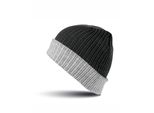 Result Winter Essentials RC378X | Cappello Invernale In Maglia A Doppio Strato - Colore: Nero/Grigio - Taglia: Unica
