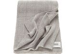 SchöNer Wohnen Plaid Melange I Colore 10 Grigio I Dimensioni 130X170 Cm I Puro Cotone