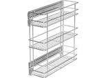 Cucina Estraibile, Armadio Da 15 Cm, Cucina Estraibile, 3 Piani