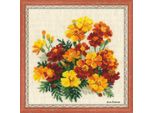 Set Per Punto Croce Riolis "Calendule"", Schema Contato"