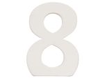 Clayre & Eef Numero 8 62860-8 8*5 Cm - Weiß Mdf Numero Otto