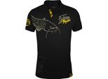 Hotspot Design Polo Fishing Mania Catfish, L, Nero-Giallo, Polo Pesca Pesce Gatto, 010200403