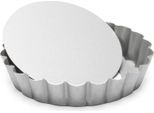 Patisse Mini Teglia Per Quiche Con Fondo Removibile 10Cm Silver-Top P03543