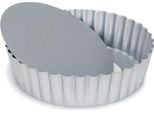 Patisse Teglia Per Quiche Alta Con Fondo Removibile 25Cm Silver-Top P03555