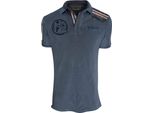 Hotspot Design Big Game Cabo Verde, M, Blu-Grigio, Polo, Per Pescatori, PL-01013S02