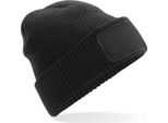 Beechfield B440 | Berretto Con Patch In Thinsulate Da Uomo - Colore: Nero - Taglia: Unica