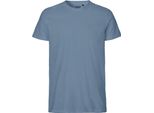 Neutral O61001 | Maglietta Uomo Aderente + Gots - Colore: Dusty Indigo - Taglia: Xxl