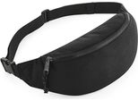 Bagbase BG282 | Marsupio Riciclato, 38 X 14 X 8 Cm - Colore: Nero - Dimensioni: 38 X 14 X 8 Cm