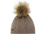 EisbÄR Lou Lux, Taglia Unica, Beige, Cappello Invernale, Parzialmente Foderato, 80128