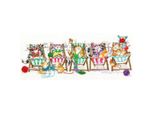 Set Per Punto Croce Bothy Threads "Gatti A Maglia"", 52X22Cm, XMS4, Schema Contato"