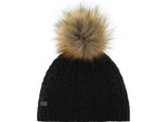 EisbÄR Lou Lux, Taglia Unica, Nero, Cappello Invernale, Parzialmente Foderato, 80128