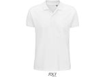 Sols 03566 | Polo Da Uomo, Planet Men Polo, 100% Cotonelogico - Colore: Bianco - Taglia: 5XL