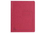 Exacompta 39995E Schnellhefter - A4, 350 Blatt, Colorspan-Karton, 355 G/Qm, Rot