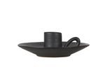 Portacandele Clayre & Eef Ø 13X4 Cm Porcellana Grigia