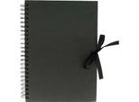 Album A4 Nero, 40 Fogli Di Carta Kraft Nera, Album A Spirale, Scrapbooking