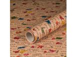 Carta Da Regalo Colori, Carta Kraft, Carta Per Compleanni, Liscia, 0,70 X 10 M