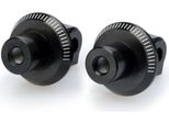 Puig 9495N Pedane Vintage Per Suzuki GSX-S750 Nero