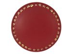 Pomello Per Porta Clayre & Eef Ø 4 Cm In Vetroceramica Color Oro Rosso