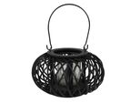 Lanterna Clayre & Eef Ø 23X12 Cm Bambù Nero