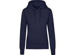 X.O By Promodoro 1781 | Damen X.O Hoody Sweater Donna - Colore: French Navy - Taglia: Xl