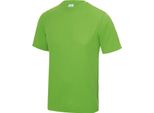 Just Cool JC001 | Cool T-Shirt +Wrap +Protezione Solare 30 - Colore: Verde Lime - Taglia: Xxl