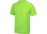 Just Cool JC001 | Cool T-Shirt +Wrap +Protezione Solare 30 - Colore: Verde Elettrico - Taglia: Xxl