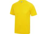 Just Cool JC001 | Cool T-Shirt +Wrap Certified +Uv Sun Protection 30 - Colore: Sun Yellow - Taglia: 3XL