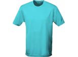 Just Cool JC001 | Cool T-Shirt +Wrap +Protezione Solare 30 - Colore: Hawaiian Blue - Taglia: Xxl