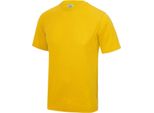 Just Cool JC001 | Cool T-Shirt +Wrap Certified +Uv Sun Protection 30 - Colore: Gold - Taglia: L