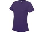 Just Cool JC005 | Maglietta Sportiva Girlie Cool + Wrap Certificata - Colore: Viola - Taglia: S