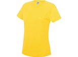 Just Cool JC005 | Maglietta Sportiva Girlie Cool + Wrap Certificata - Colore: Giallo Sole - Taglia: S
