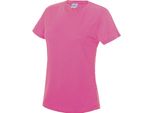 Just Cool JC005 | Maglietta Sportiva Girlie Cool + Wrap Certificata - Colore: Rosa Elettrico - Taglia: S