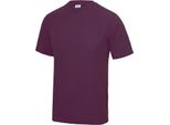 Just Cool JC001 | Cool T-Shirt +Wrap Certified +Uv Sun Protection 30 - Colore: Plum - Taglia: L