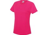 Just Cool JC005 | Maglietta Sportiva Girlie Cool + Wrap Certificata - Colore: Hot Pink - Taglia: Xxl