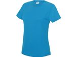 Just Cool JC005 | Girlie Cool Sport T-Shirt + Wrap Certificata - Colore: Sapphire Blue - Taglia: L