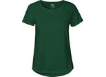 Neutral O80012 | Maglietta Donna Con Manica Arrotolata / Maglia Single Jersey - Colore: Verde Bottiglia - Taglia: Xs